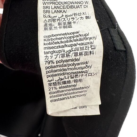 Calvin Klein Strapless Bra 36D Black Underwired Lightly Padded Back Closure Bra - Picture 7 of 9